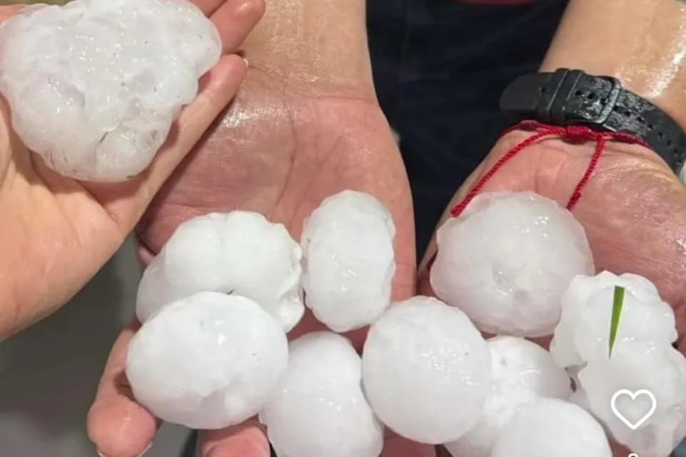 Granizo de 100g e ventos de 95 km/h: Defesa Civil prepara ajuda a municípios afetados