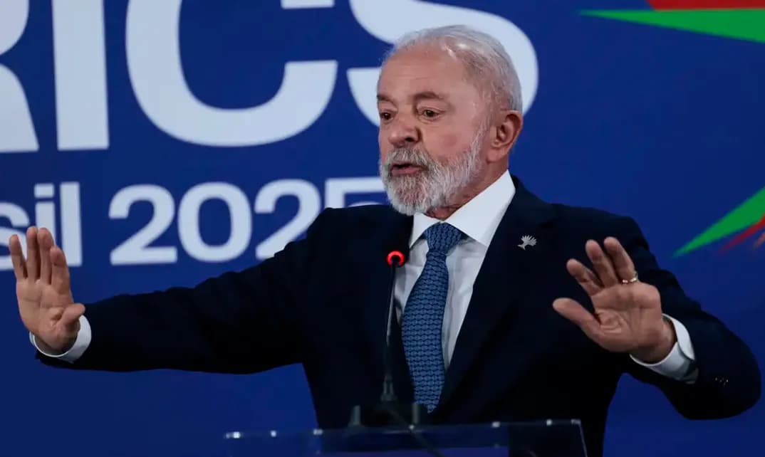 Lula diz que ameaça de taxação de Trump não preocupa nações do Brics