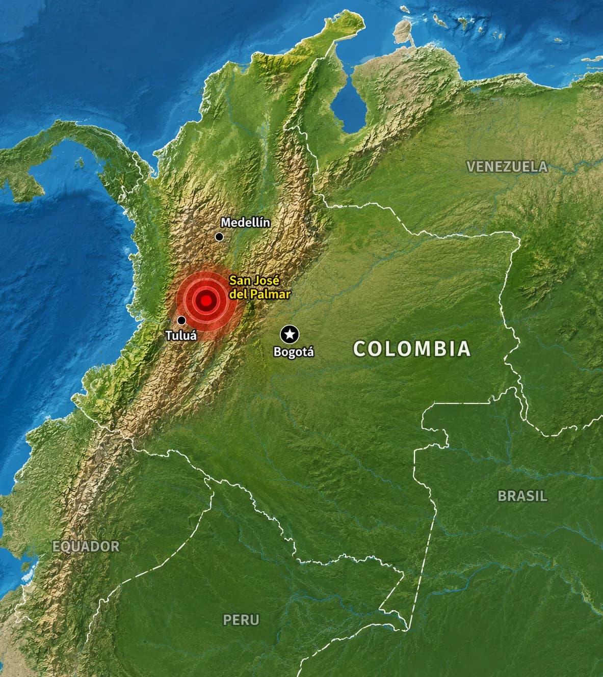 Terremoto de forte intensidade atinge a Colômbia e é sentido em Bogotá